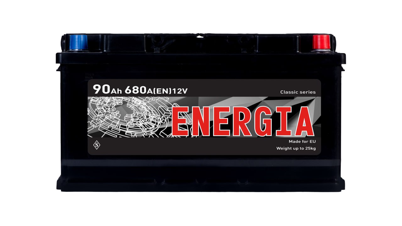 Акумулятор ENERGIA 6CТ-90АЗ R